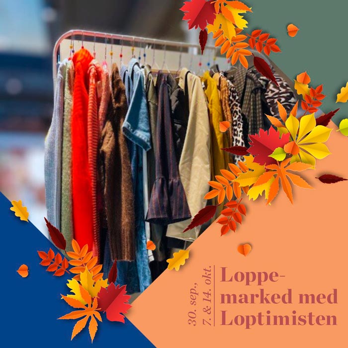 Loptimistens loppemarked den 30. september med børnetøj, børnelegetøj, voksentøj og accessoires